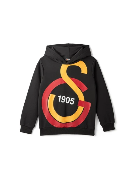 Galatasaray Orijinal Lisanslı Büyük Logo Çocuk Sweat + Bileklik Set Hediyelik Ahşap Kutulu - 6