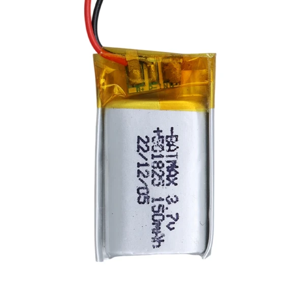 501825 3.7 VOLT 150 MAH LİTYUM POLİMER PİL (4172)