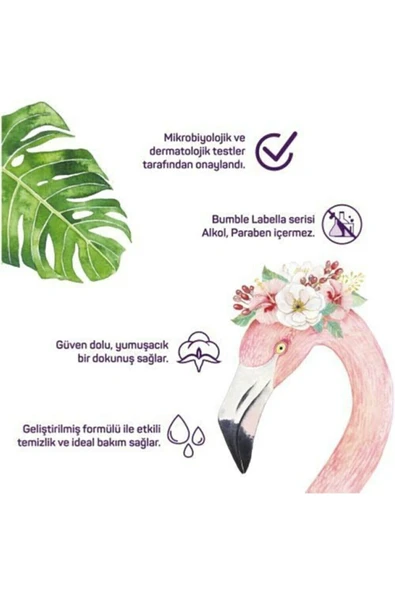BUMBLE LA BELLA ISLAK MENDİL 72 YAPRAK 5'Lİ PAKET - 2