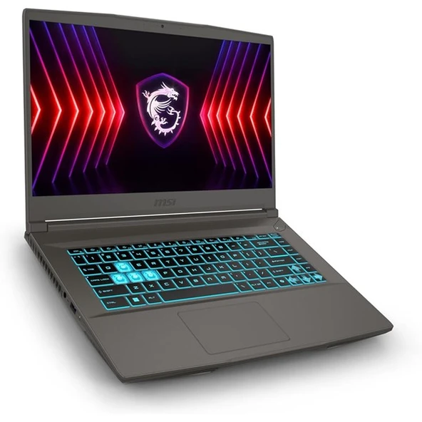 MSI 15.6" THIN 15 B12VE-1892XTR CORE i7 12650H 64GB- 1TB M2 NVME- 6GB RTX4050 FDOS - 3