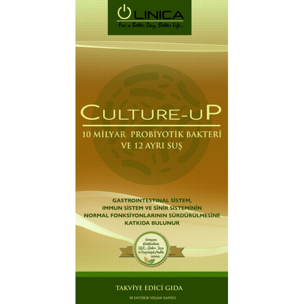 CULTURE-UP PROBİYOTİK 30 KAPSÜL TEK KAPSÜLDE 10 MİLYAR BAKTERİ 11 AYRI SUŞ - 4