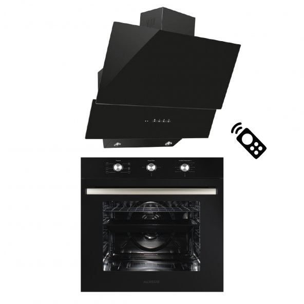 ALVEUS İNCİ SİYAH 2Lİ ANKASTRE SET (MFA 614 - MOD 3000)