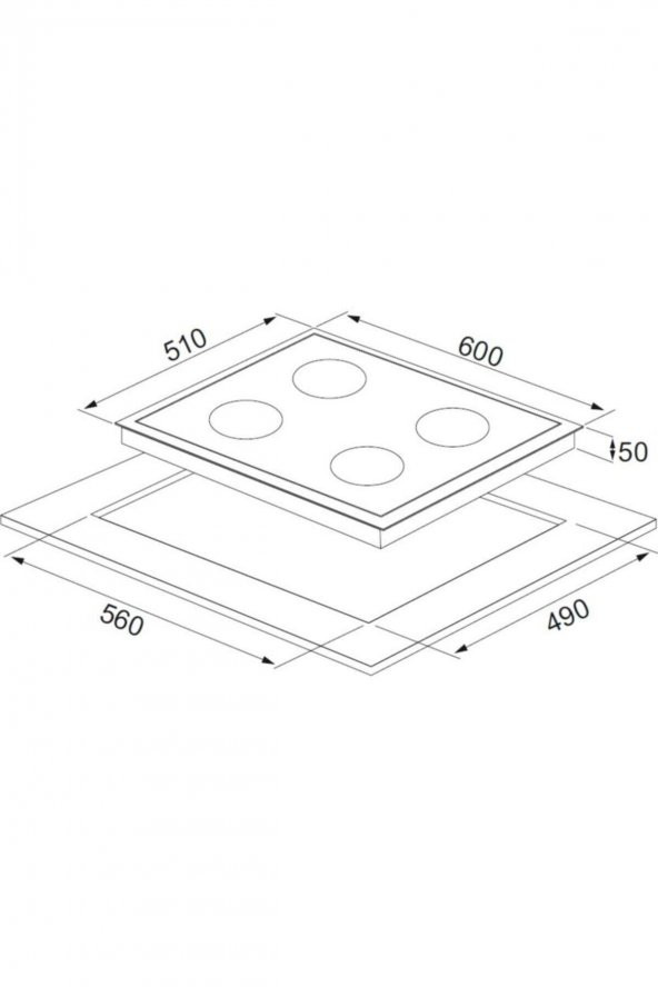 ALVEUS CLOUD 614 BEYAZ 3LÜ ANKASTRE SET(F4 ECR - GLS 640 - MFA614) - 6