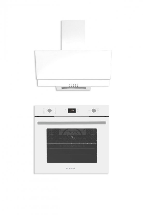 ALVEUS HAPPY BEYAZ 2Lİ ANKASTRE SET (MFA 627 - F17)