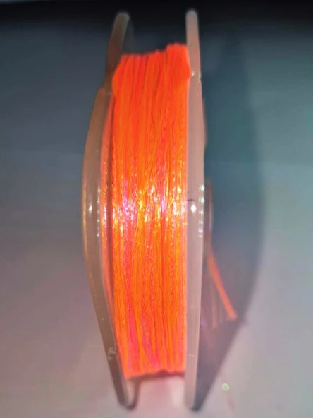 Eagenset Hazır Çapari Kombini Ultraviyole Uv Neon Turuncu Makara - 8