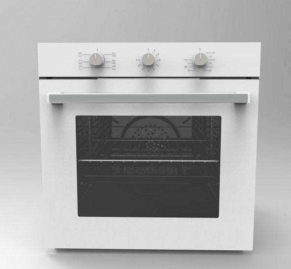 Alveus Mfa 614 Beyaz (Turbo Fan) Ankastre Fırın