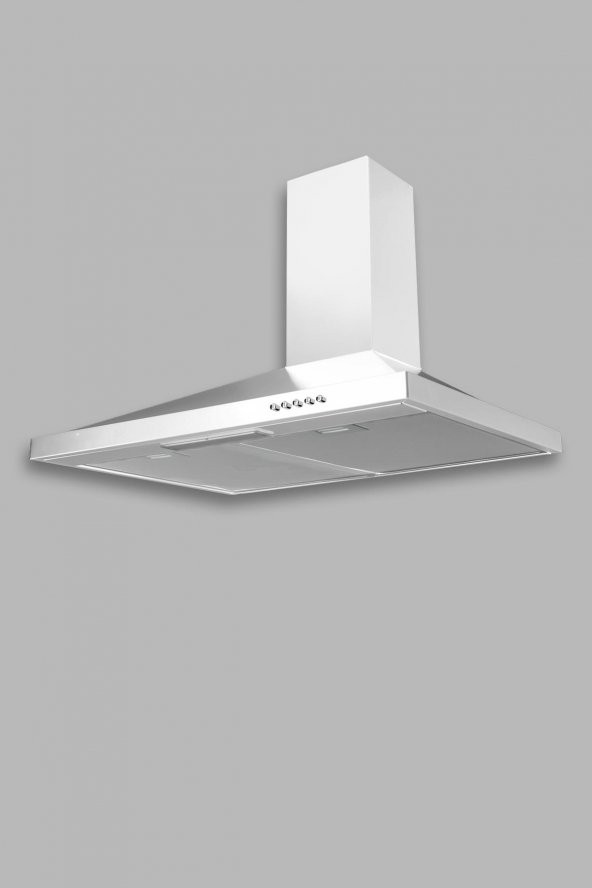 Whıte Daısy Gusto Beyaz Piramit Davlumbaz