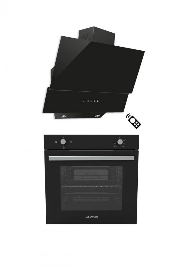 ALVEUS ŞELALE SİYAH 2Lİ ANKASTRE SET (MFA 604 - MOD 3000)