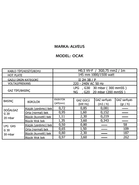 Alveus Gls 640 Siyah Cam Ankastre Ocak - 3