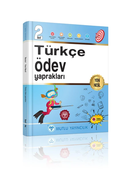 Mutlu 2.Sınıf Türkçe Ödev Yaprakları