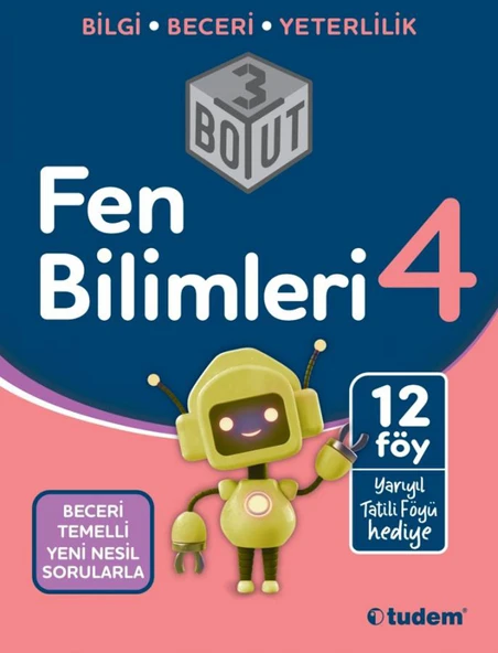 Tudem 4.Sınıf Fen Bilimleri 3 Boyut