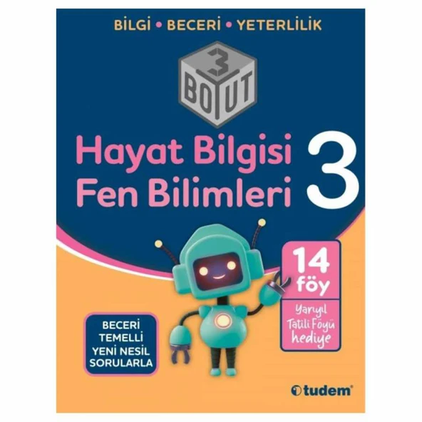 Tudem 3.Sınıf Hayat Bilgisi + Fen Bilimleri 3 Boyut