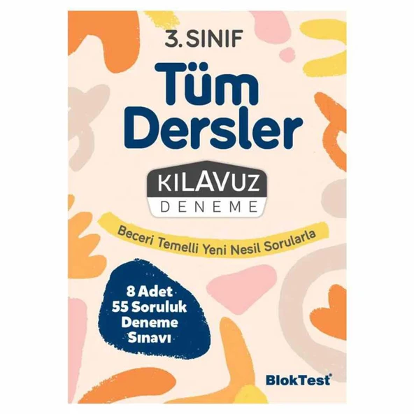 Bloktest 3.Sınıf Tüm Dersler Kılavuz Deneme