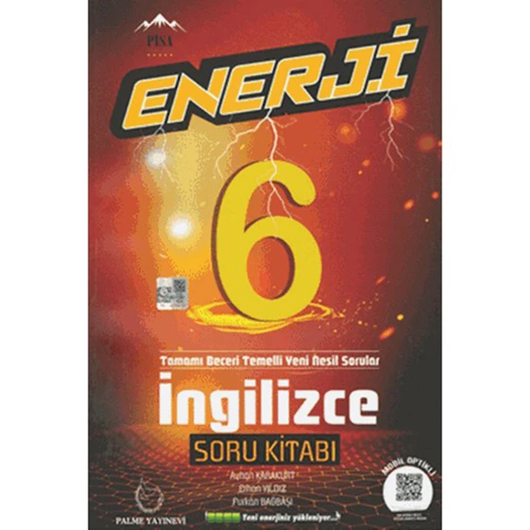Palme 6.Sınıf İngilizce Enerji Soru Kitabı