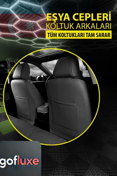 Chevrolet Camaro (1966–günümüz) Uyumlu Kırmızı Gofluxe Serisi Serisi Dokuma - 3