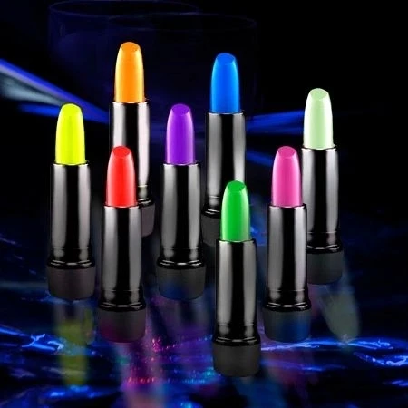 Nessiworld Karanlıkta Parlayan Yanan UV Neon Ruj Yüz Boyama 6 Adet 6 Renk - 4