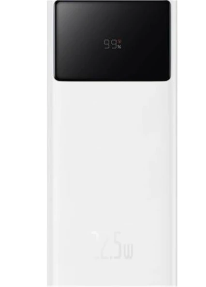 Baseus Magnetik PB 10KmAh 20W Kablo 60w Beyaz (PPCX000202)