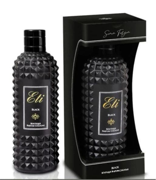 Eti BOUTIQUE Black Cam Şişe Kolonya 300ml