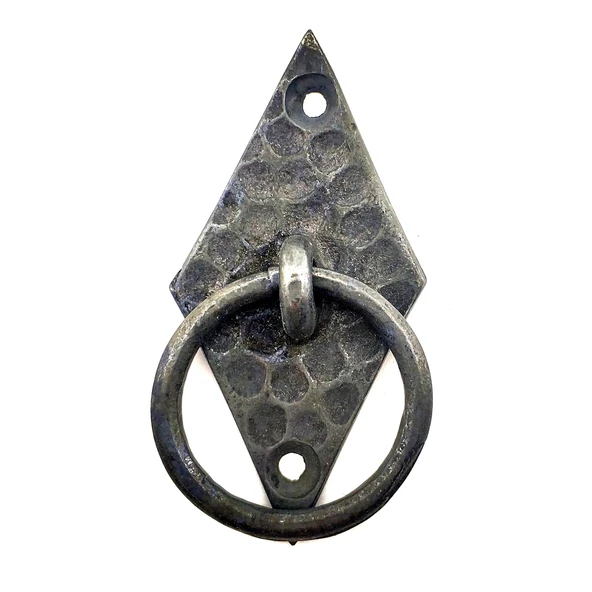 Antika Tarz Dekoratif Pirinç Dik Baklava Kapı Kulbu - 82x41 mm, Oksit