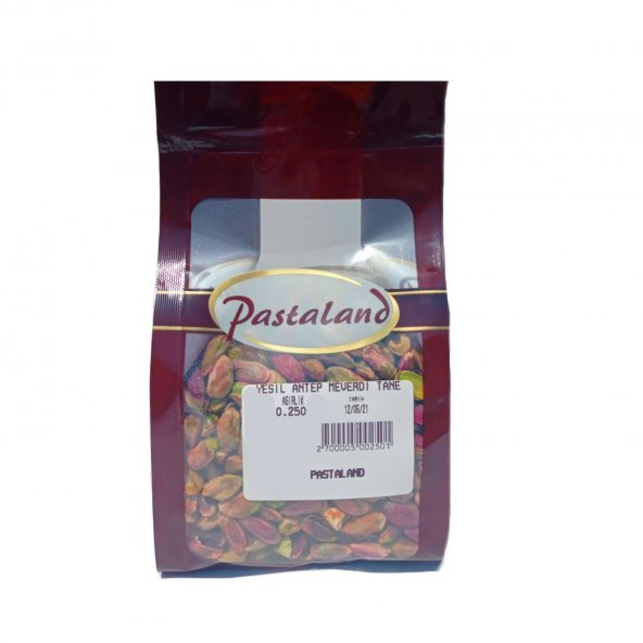 Pastaland Yeşil Antep Fıstığı Meverdi Tane 250 gr - 2