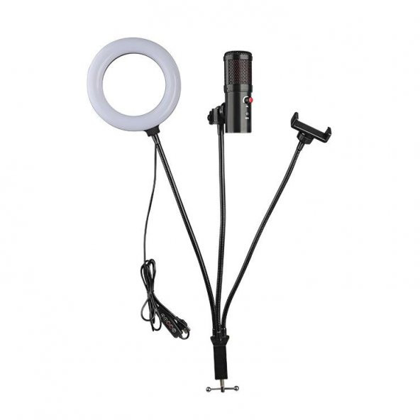 WellSound A6S-A Uzaktan Eğitim-Yayıncı Mikrofon Seti