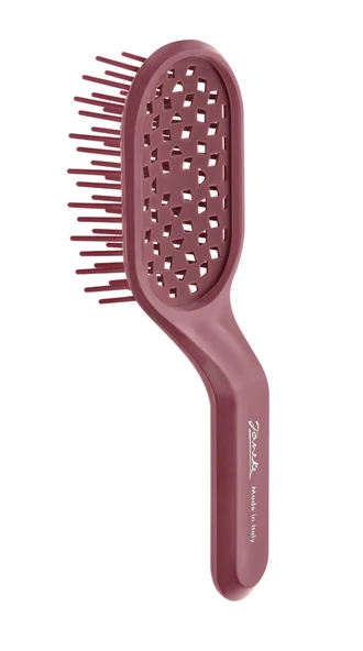 Janeke Curvy Baby Superbrush Pink Color Saç Fırçası