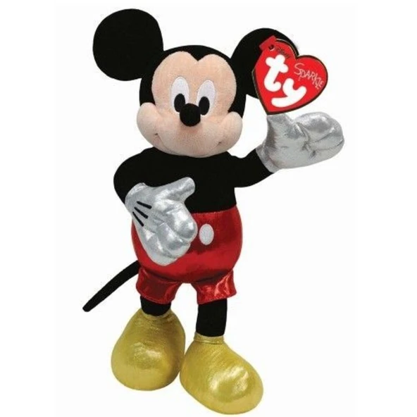 TY Sparkle Sesli Peluş Mickey Mouse 36 cm - 4
