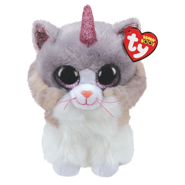 Ty Beanie Boos Peluş Unicorn Kedi Asher 22 cm - 2