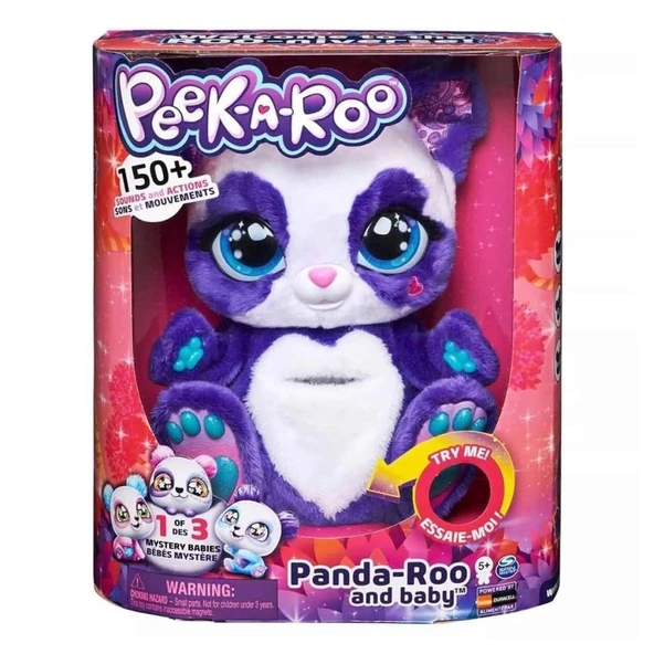 Nessiworld 60420 İnteraktif Peluş Panda Peef-a-ROO