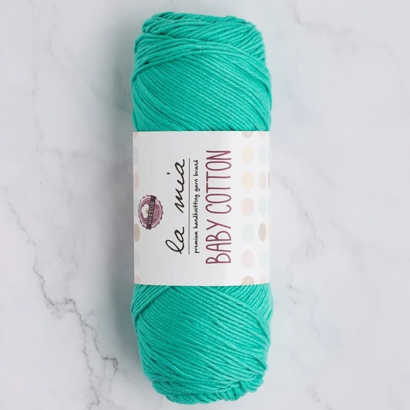 La Mia Baby Cotton Yeşil El Örgü İpi - L044 - 33653 ürün görseli