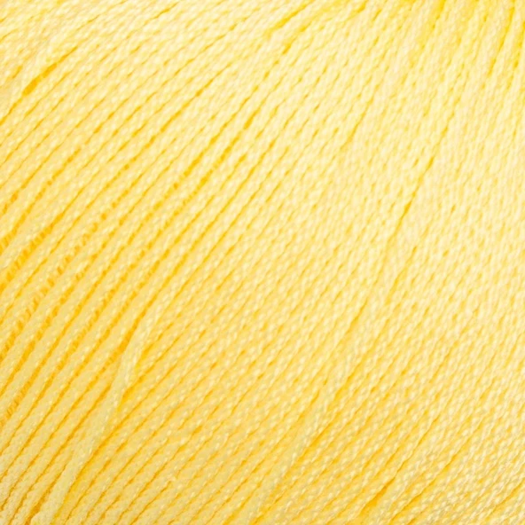 La Mia Lux Mercerized Cotton Sarı El Örgü İpi - 177 - 33753 - Resim 2