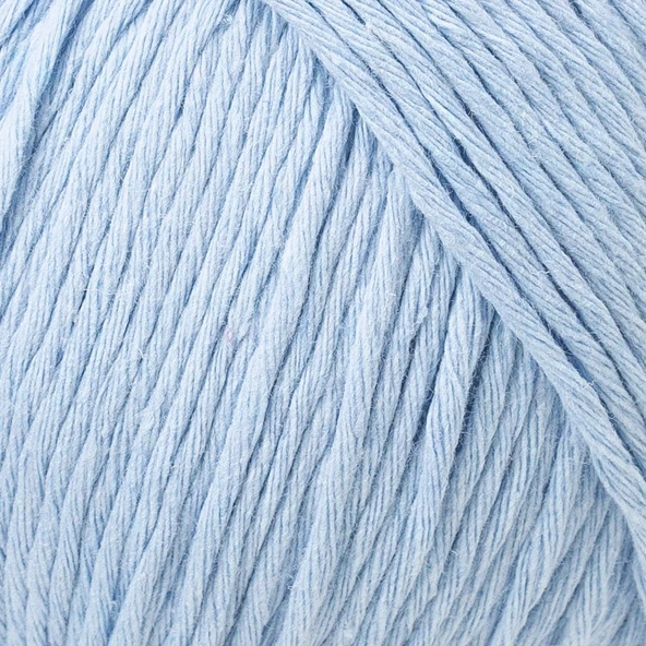 Loren Natural Cotton Bebe Mavi El Örgü İpi - R090 - 33921 - Resim 2