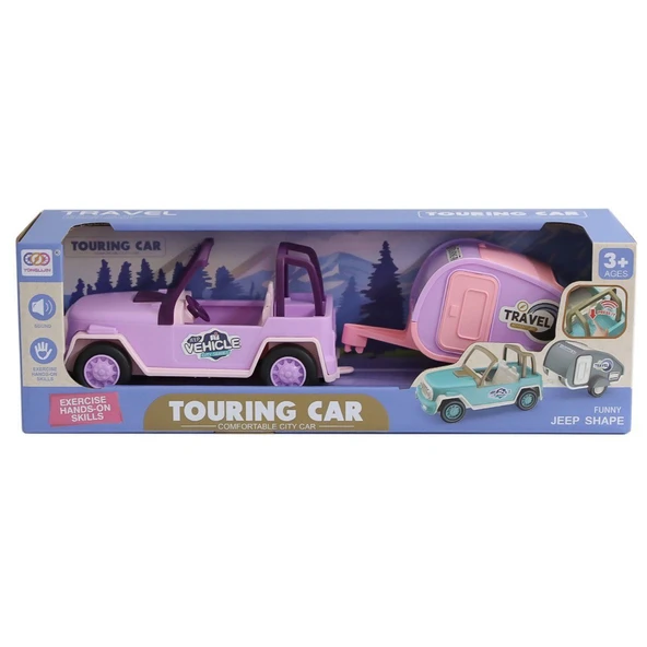 SS113A-SS113C Çekme Karavan Sesli Safari Araba