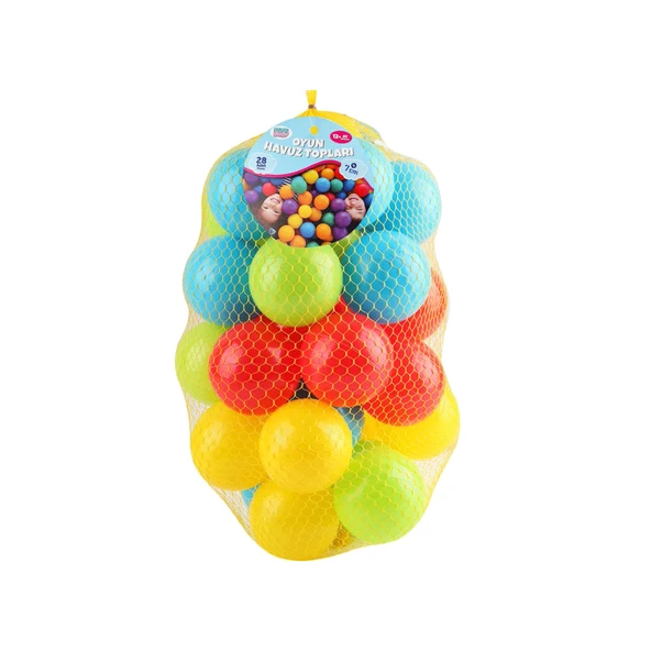 Nessiworld ER-7028 Havuz Topu 7CM 28Lİ FİLE - Resim 2