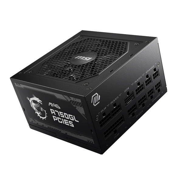 MSI MAG A750GL PCIE5 750W 80+GOLD POWER SUPPLY - 2