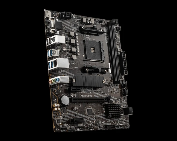 MSI A520M PRO DDR4 4600/1866Mhz M.2 MATX AM4 - 4