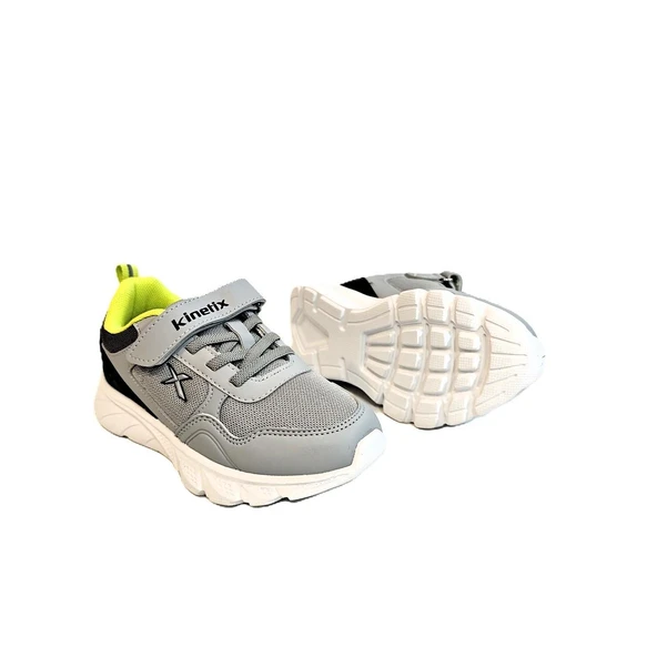 Kinetix Fender Fx Gri Cırtlı Fuspetli Erkek Çocuk Spor Ayakkabı - Resim 3