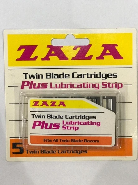 Zaza 5 Yedek Bıçaklı Sistem Tıraş Bıçağı 5Lİ GILLETTE GII TİPİ KIZAKLI