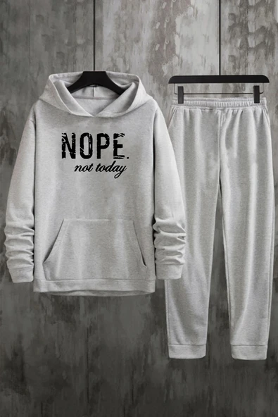 Unisex Nope Baskılı Eşofman Takımı - Resim 11