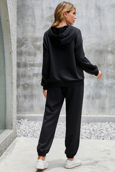 Unisex Nope Baskılı Eşofman Takımı - Resim 4