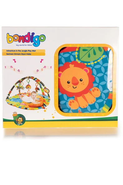 BONDİGO Bp2014 Bondıgo Serüven Ormanı Oyun Halısı /renkli - 4