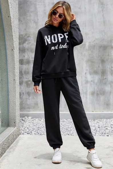 Unisex Nope Baskılı Eşofman Takımı - Resim 2