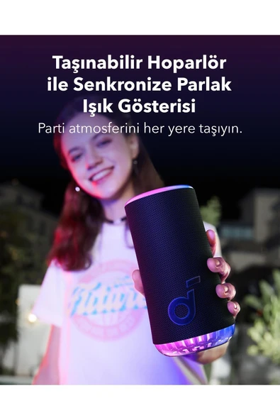 Anker Soundcore Glow Hoparlör Siyah - A3166 - 6