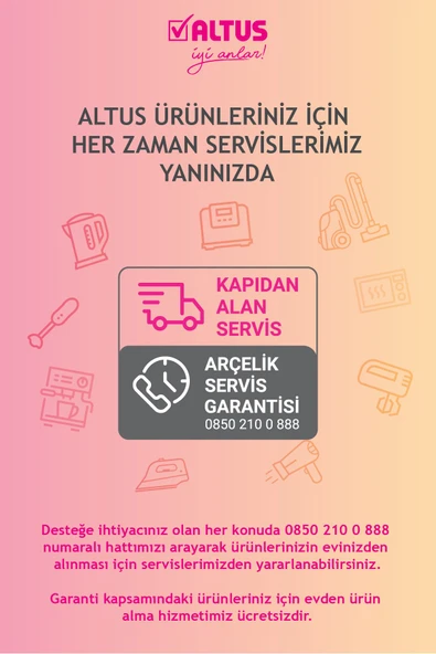 Altus Almd25 20l Mikrodalga Fırın Beyaz - 8