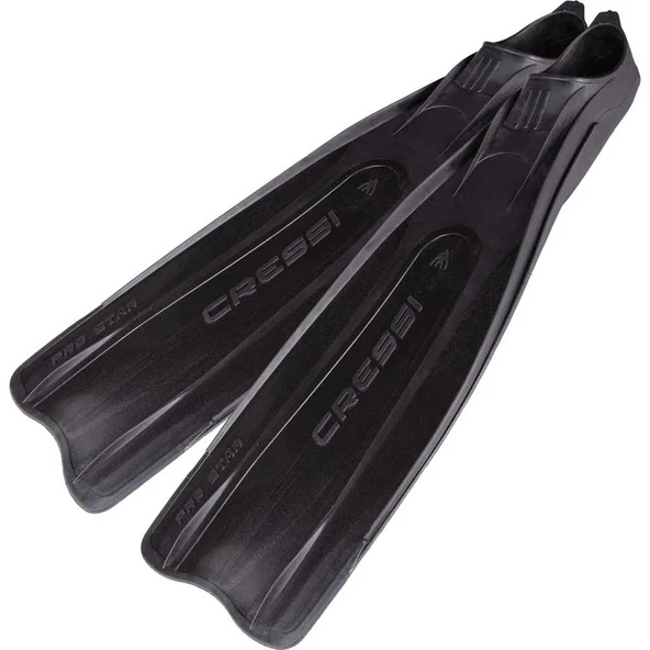 Cressi Pro Star Siyah Dalış Paleti NO:45-46 - 2