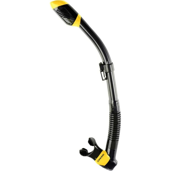 Cressi Supernova Dry Yetişkin Şnorkel BLACK-YELLOW