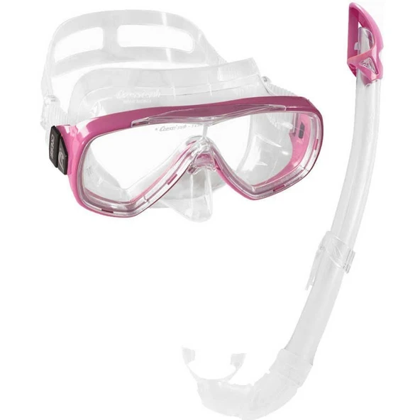 Cressi Onda-Mexico Yetişkin Maske Şnorkel Seti Pembe