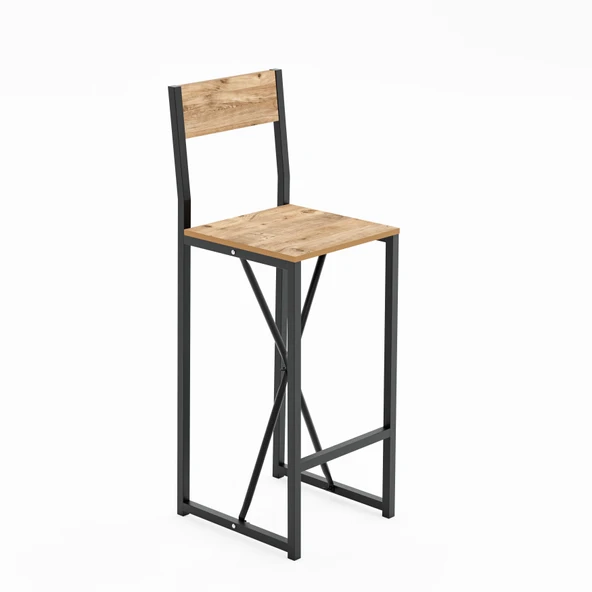 Gzl Bar Masa Bar Sandalye Yemek Masa Sandalye Takımı Çam 1579 - Resim 8