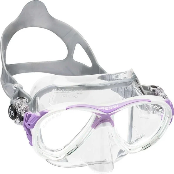Cressi Eyes Evolution Crystal Yetişkin Dalış Maskesi Pembe - 4