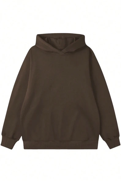 Unisex Oversize Love Yourself Baskılı Sweatshirt - Resim 3